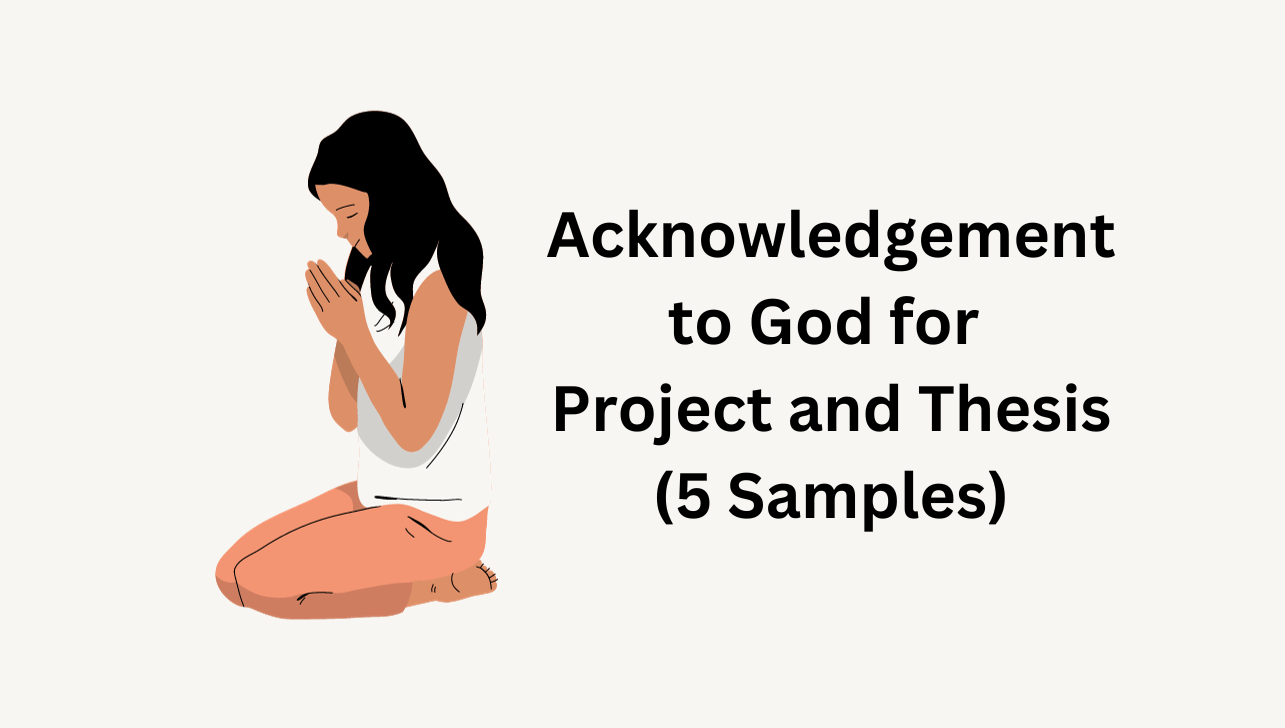 acknowledgement thesis to god