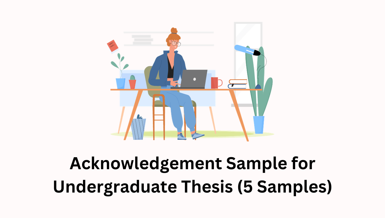 acknowledgement for thesis undergraduate