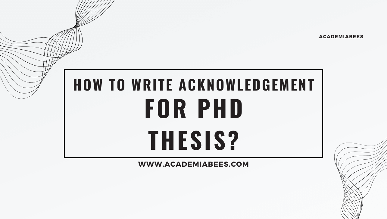 acknowledgement page for phd thesis