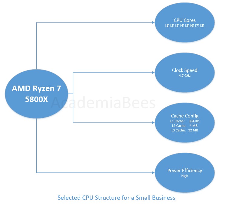 Selected CPU Structure for a Small Business